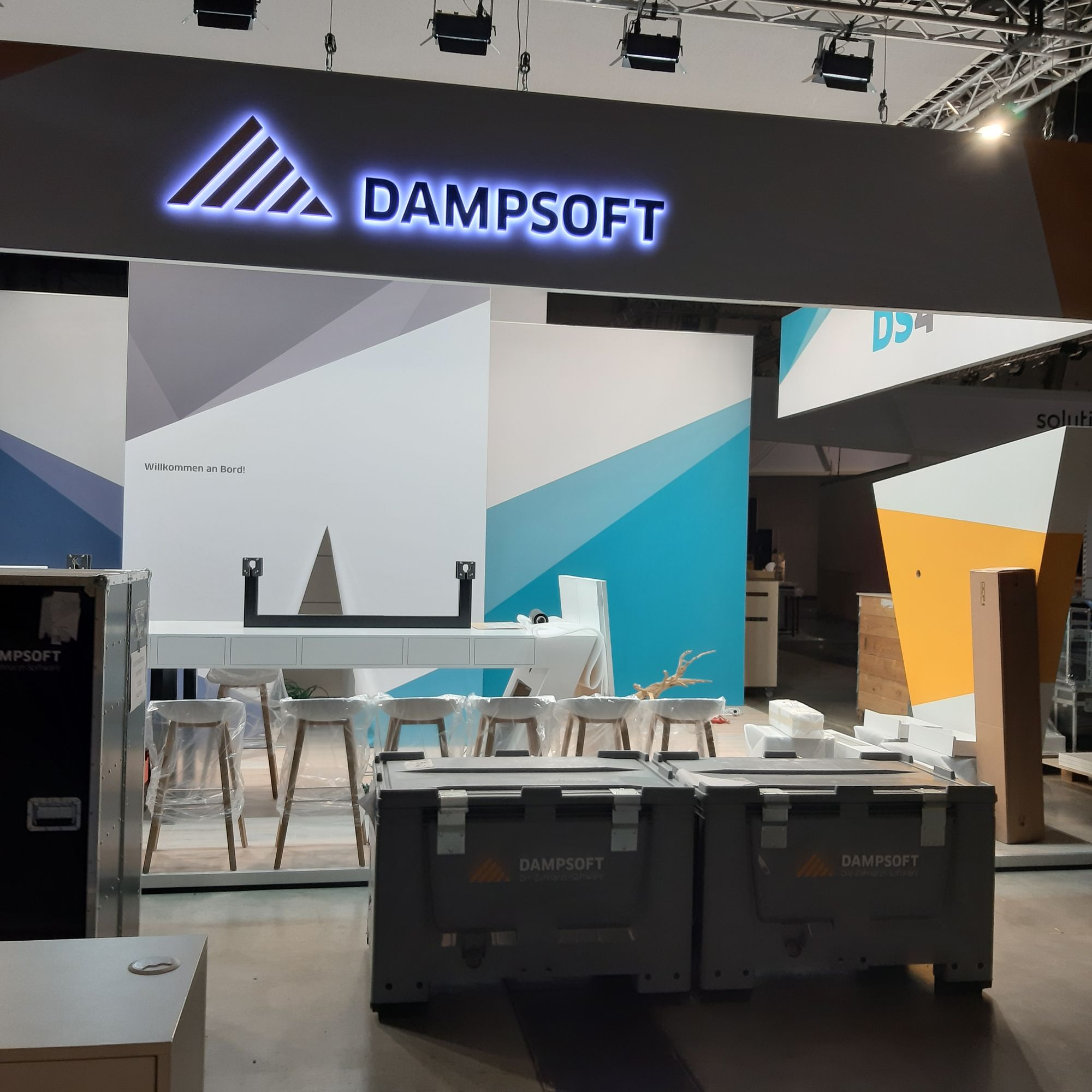 Dampsoft — Messestand