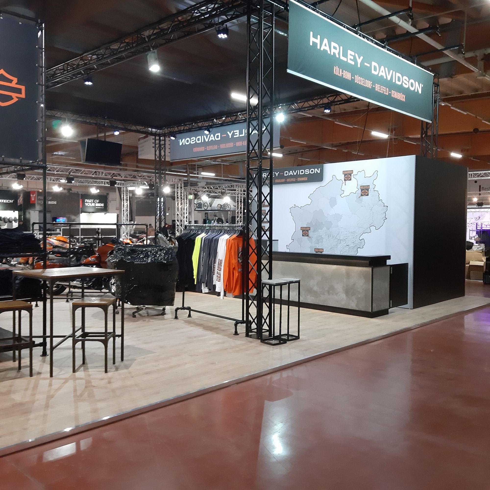 Harley-Davidson — Messestand